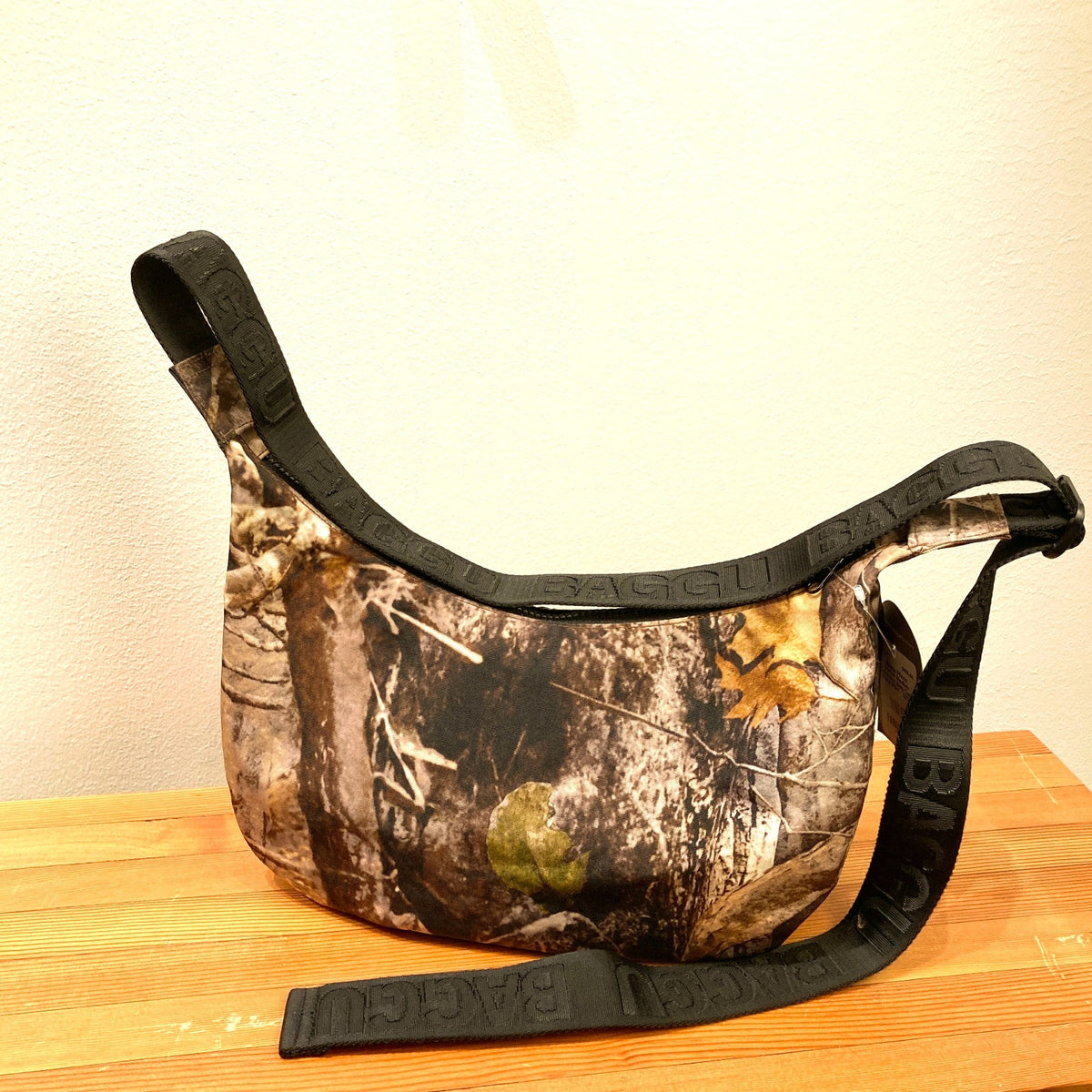 Baggu Photo Forest Medium Crescent Bag Camo Rare Print - 0312IG