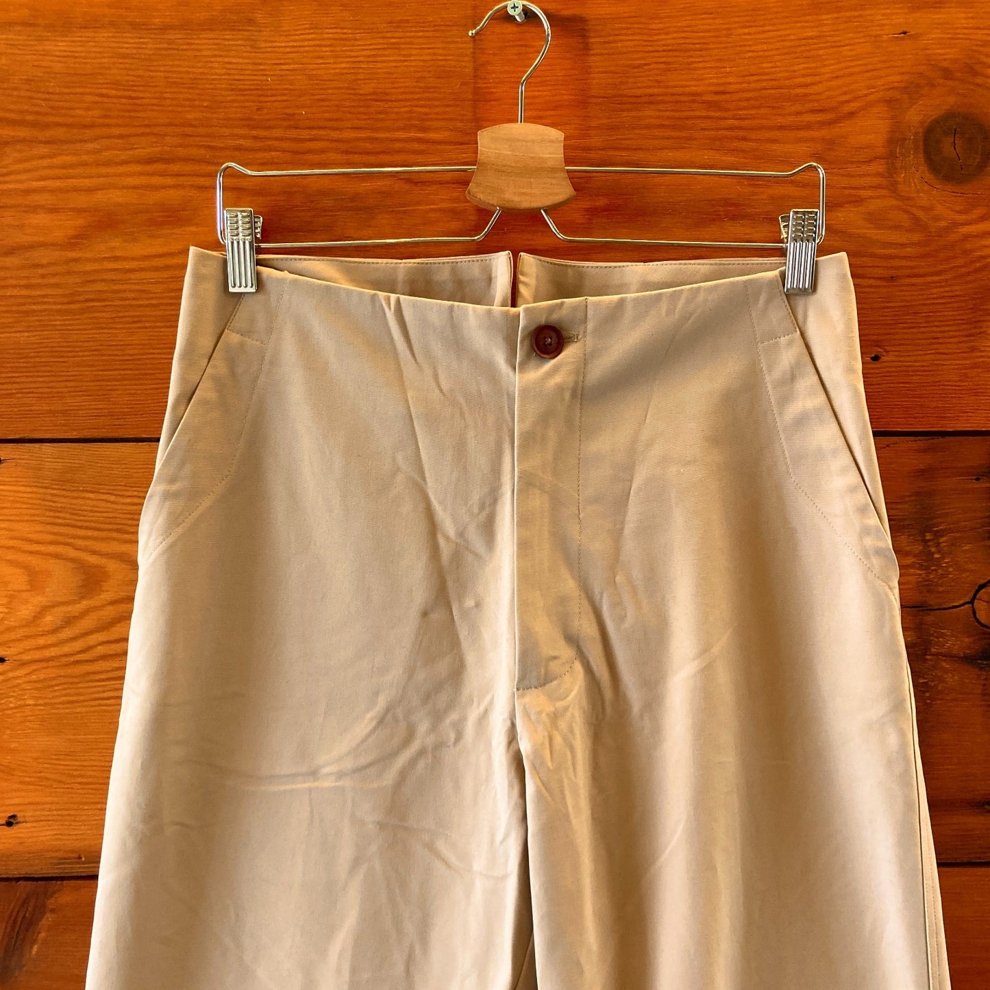 M - Caron Callahan $310 Khaki Organic Cotton High Waist Dexter Pants NEW 1125KG