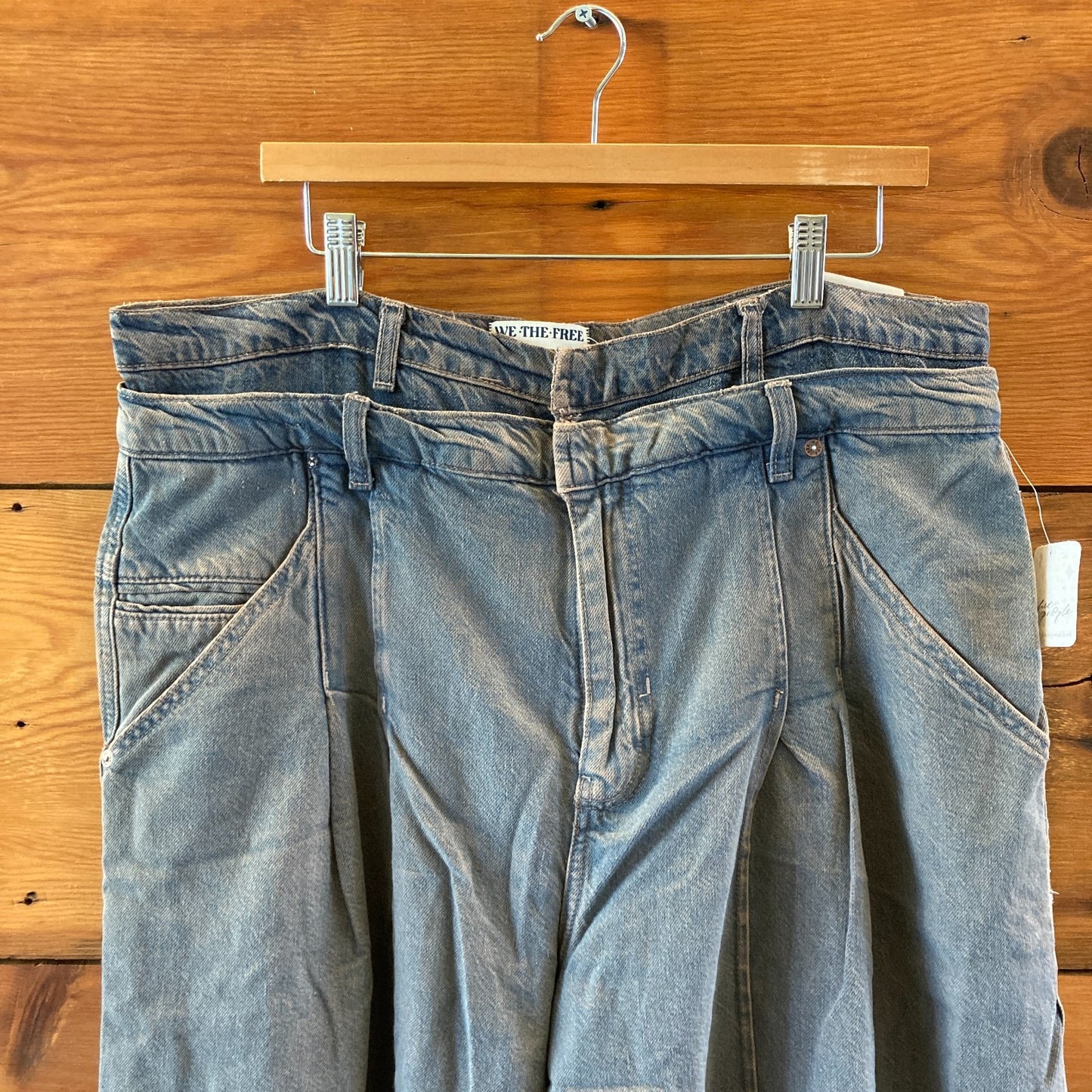 We the Free People $248 Nocturne Double Hem Jeans - Size 32 - NEW - 1122CT