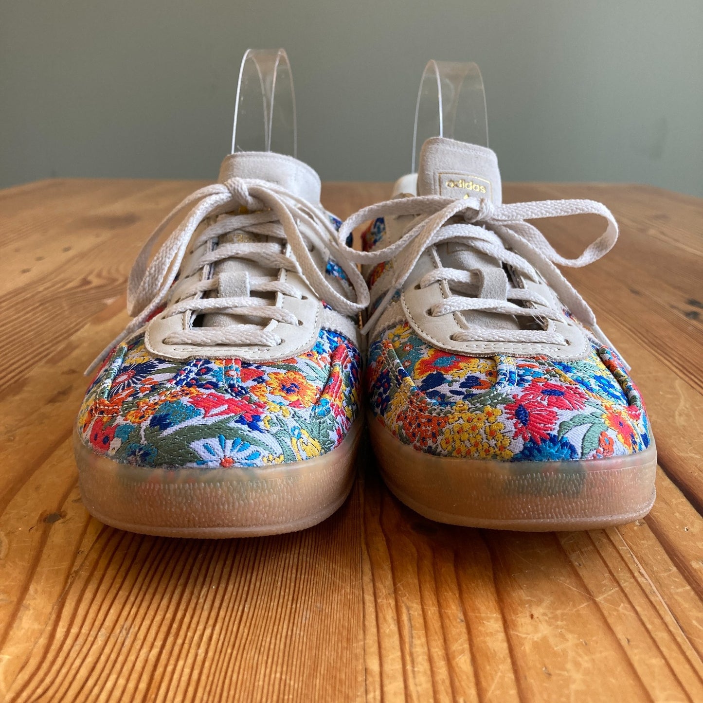 Adidas x Liberty London Floral Gazelle Sneakers Shoes Size 6.5 - 0517DS
