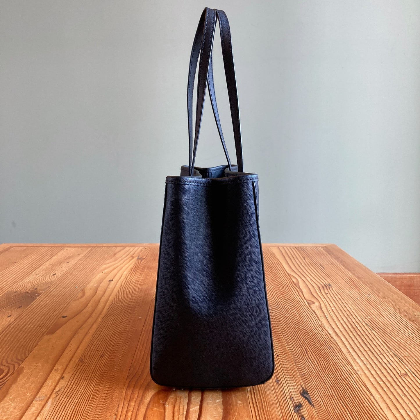 Michael Kors Black Jet Set Travel Tote Bag Shoulder Purse - 0210AM