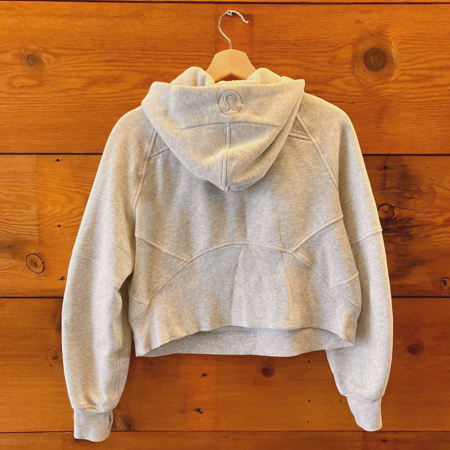 XS / S - Lululemon Gray Oversized Hooded Half Zip Scuba Hoodie Sweatshirt 0123MP