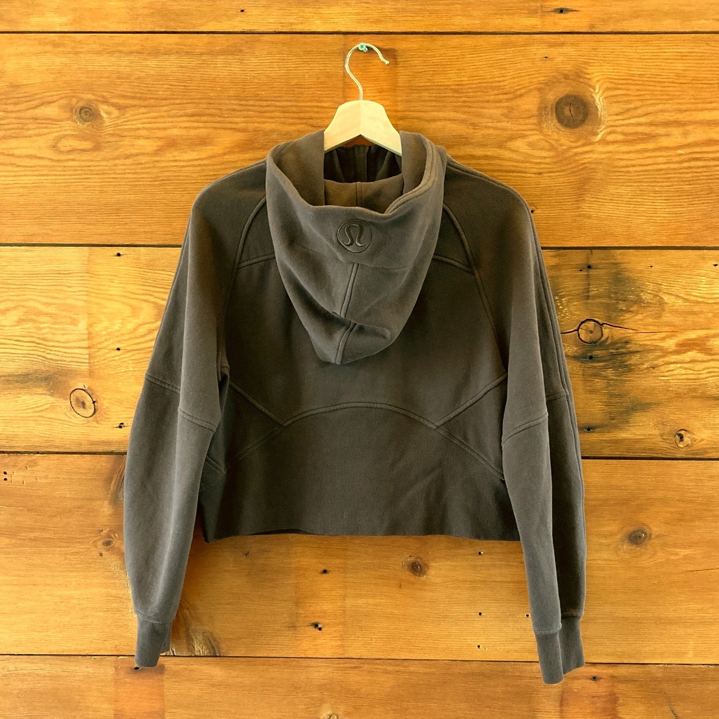 Lululemon Brown Cropped Hooded Half Zip Scuba Sweatshirt - Size XS / S - 0720LP