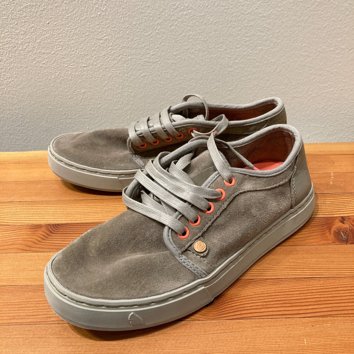 Satorisan Olive Gray Suede Leather Lace Up Sneakers - Size 39 / 9 - NEW - 1122CT