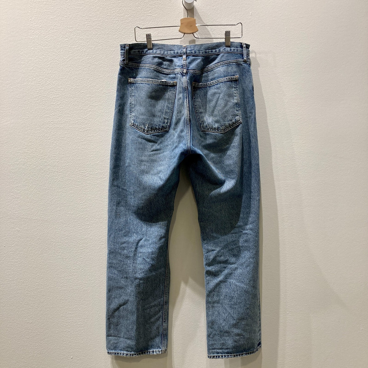 AgoldE 90's Pinch Distressed High Rise Straight Leg Jeans - Size 34 - 715ES