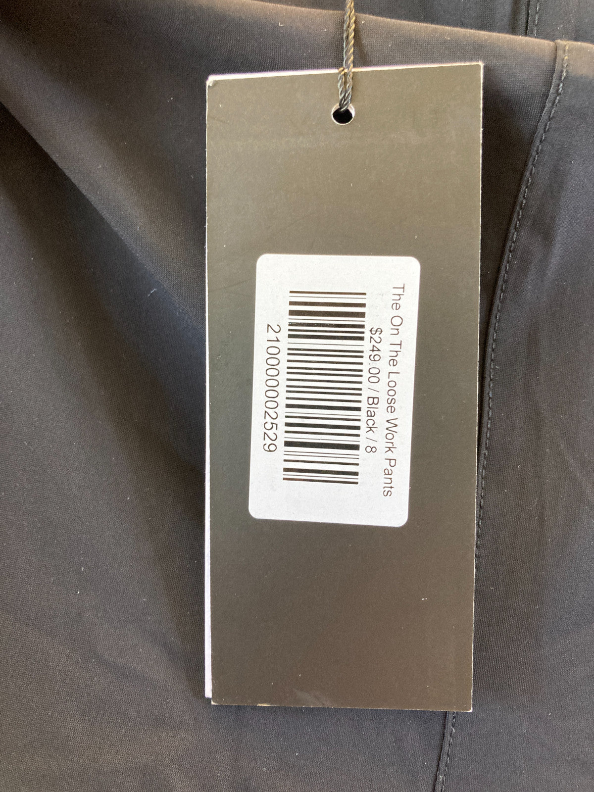 Ruti $249 Black On the Loose Work Barrel Leg Pants - Size 8 - NEW - 4427SC