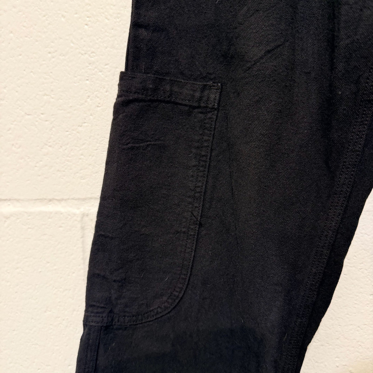 Meals Black Heavy Cotton Chef Baggy Fit Utility Cargo Leg Pants- Sz XS - 1201CC