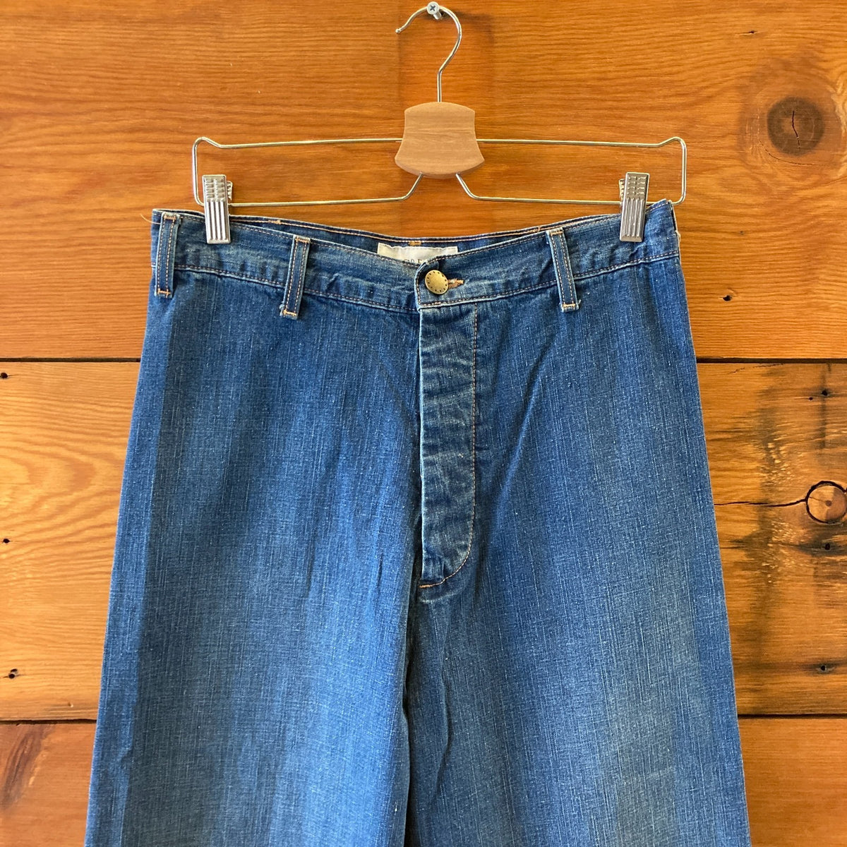 THE GREAT. Seafair Wide Leg High Rise Denim Blue Jeans - Size 29 - 0715MW