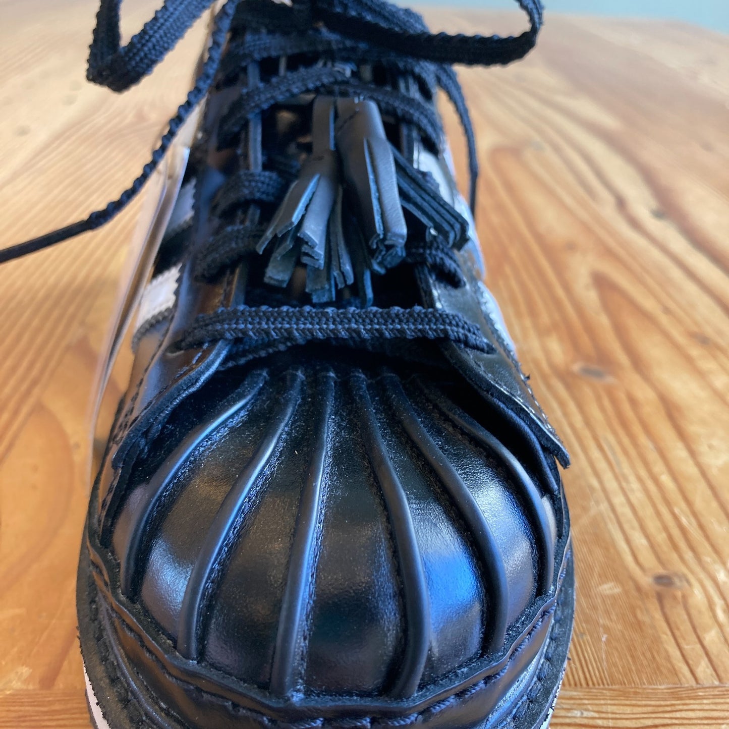 Adidas Black Dress Superstar CLOT by Edison Chen NEW Shoes - Size 7 - 1105HT