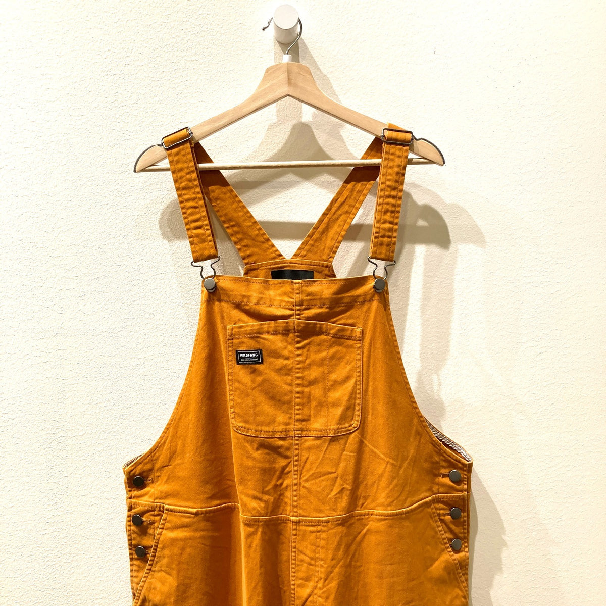 Wildfang Orange Essential Bib Workwear Overalls  - Size 1X - 0530JF