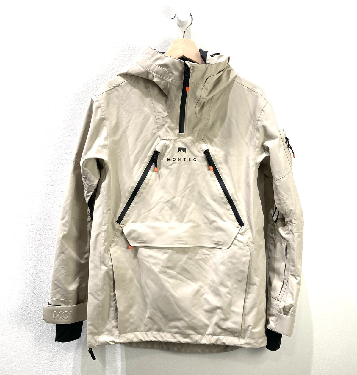 Montec Old White Dune Womens Ski Pullover Anorak Jacket - Size XXS - 0312IG