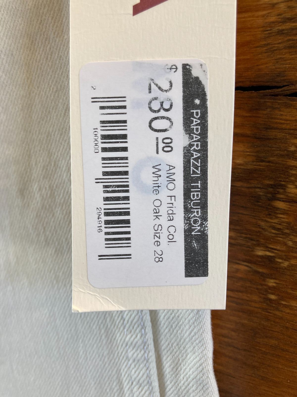 Amo $288 White Oak Wide Leg Frida High Rise Jeans - Size 28 - NEW - 4427SC