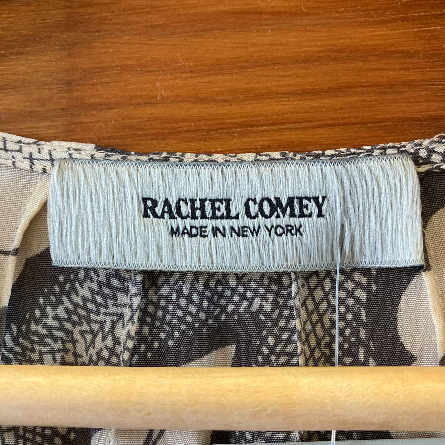 Rachel Comey Black & White Floral Patterned Silk Midi Dress - Size 6 - 0715MB