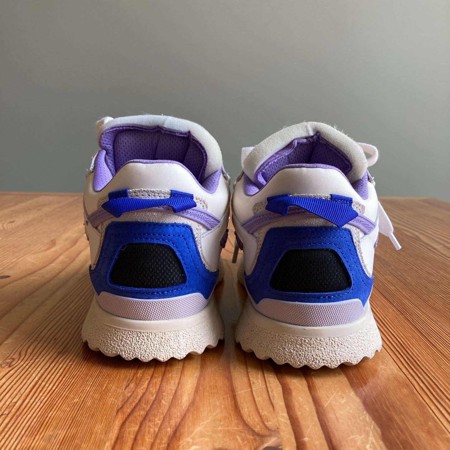 Off White Lilac Blue Mid Sponge Streetwear Sneakers - Size 37 / 6.5 - 7 - 1120CB