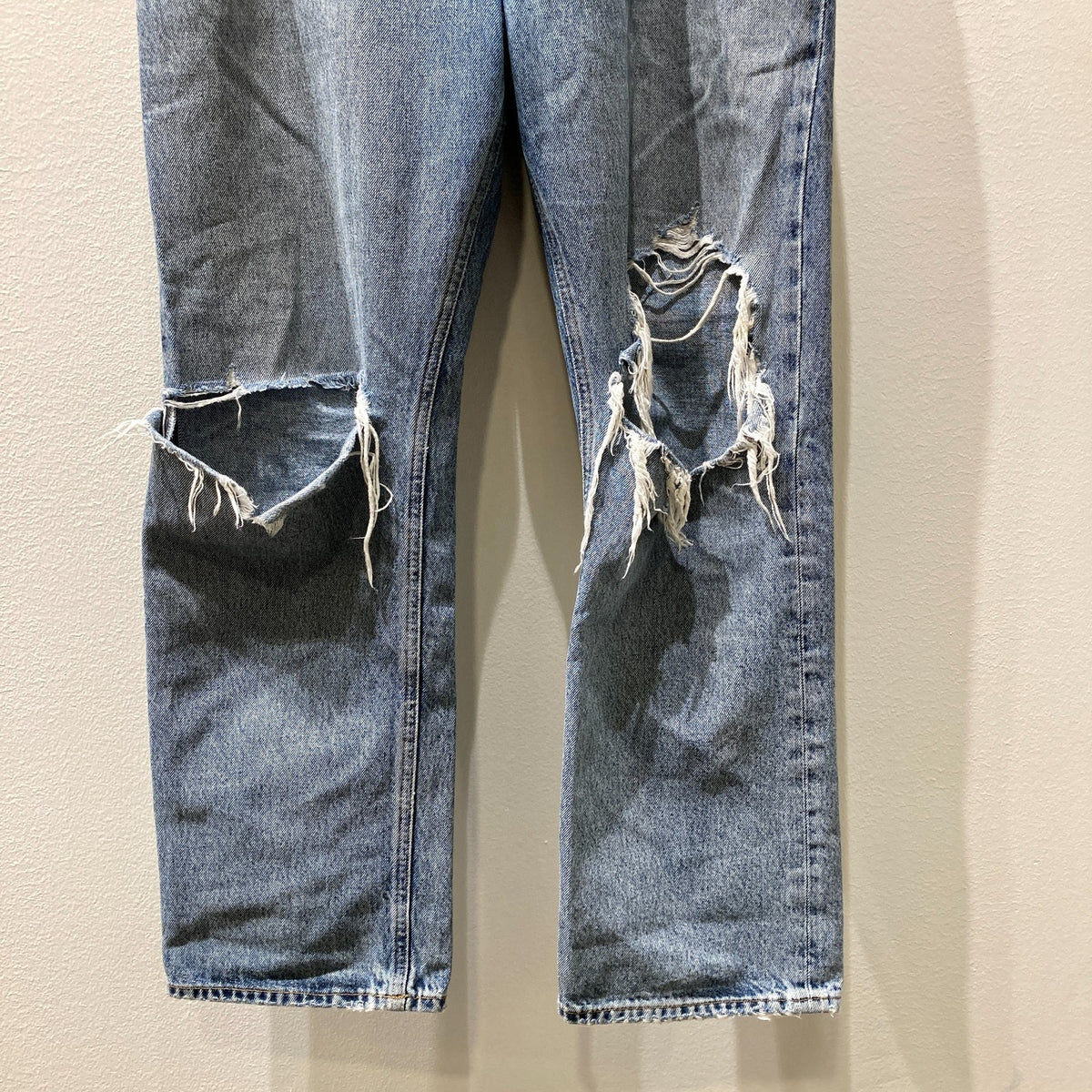 AgoldE 90's Pinch Distressed High Rise Straight Leg Jeans - Size 34 - 715ES