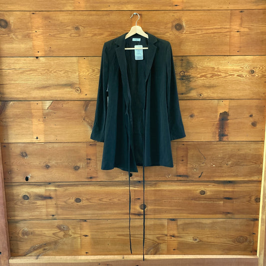 Babaton Aritzia Black Raine Wrap Blazer NEW $178 Mini Dress - Size XS - 0901SC