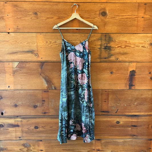 Tracy Reese Anthropologie NEW $398 Gray Floral Dress Top Set  - Size S - 0317JW