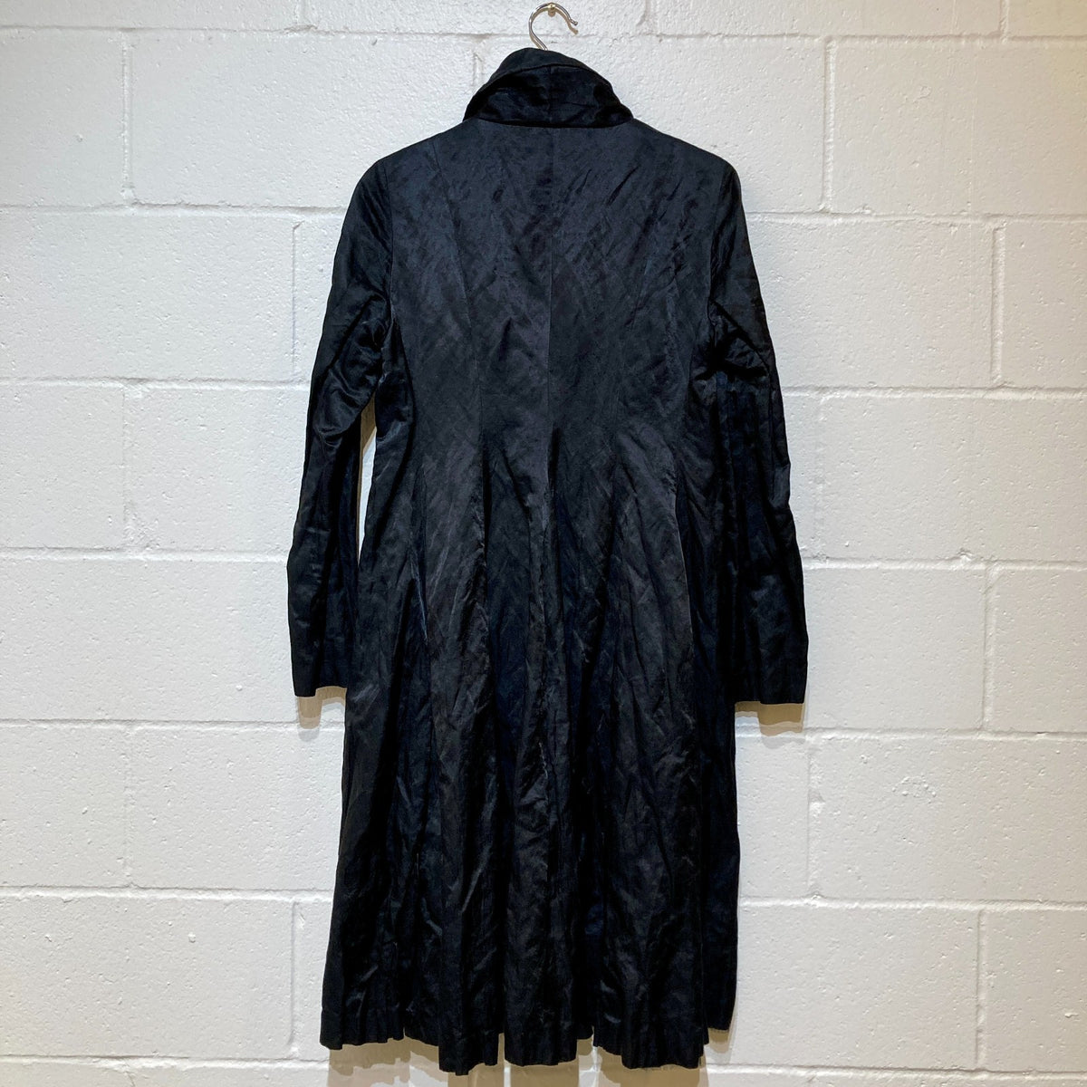 Eileen Fisher Black Single Button Shawl Collar Coat Jacket - Size S - 0830DH