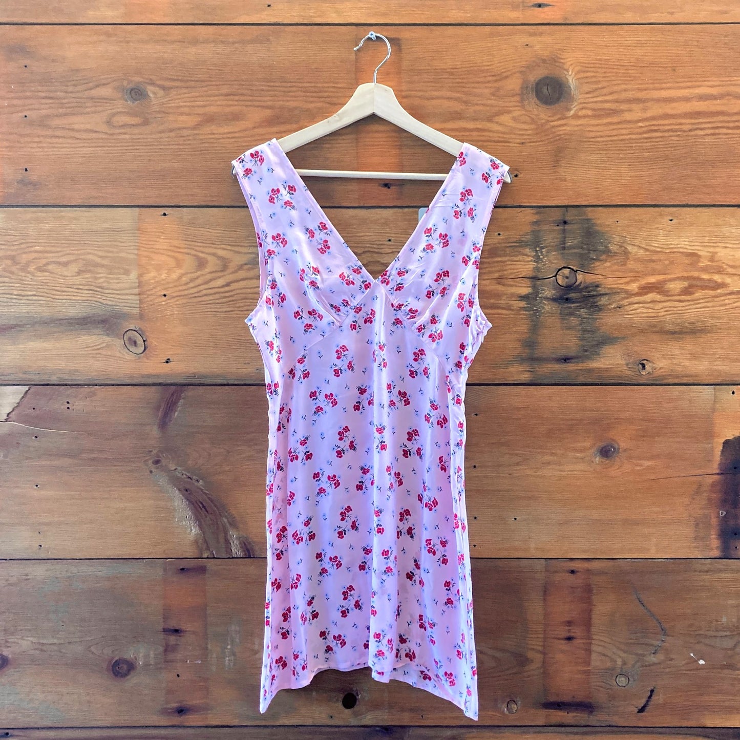 Ciao Lucia $295 Pink Floral Castelo Mini Dress - Size M - NEW - 1206TY