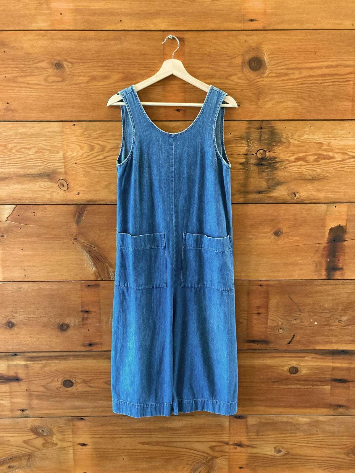 Ilana Kohn $297 Blue Sleeveless Milo Denim Jean Jumpsuit - Size S - 0504AK