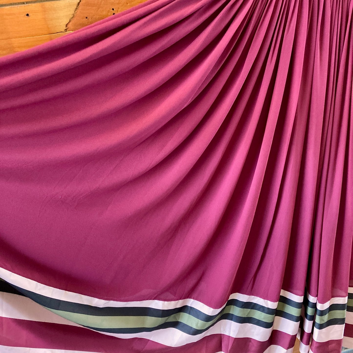 Ted Baker $419 Burgundy Imperial Striped Maxi Dress - Size 1 / S - NEW - 0613SR
