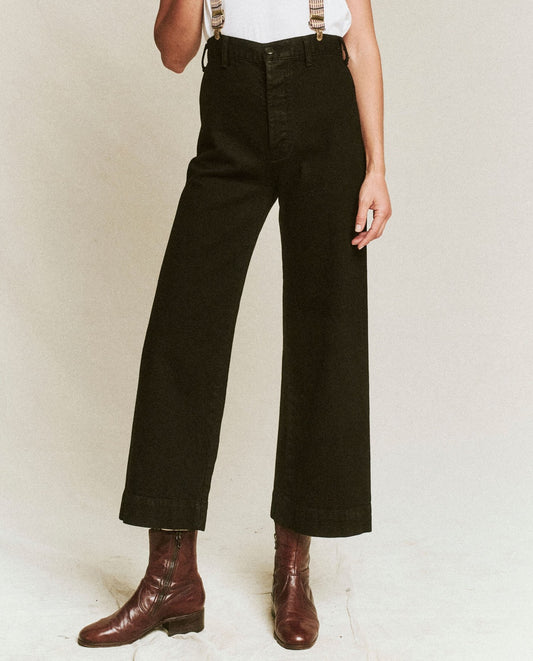 The Great $295 Black High Rise The Seafair Wide Leg Jeans - Size 29 - 0715MW