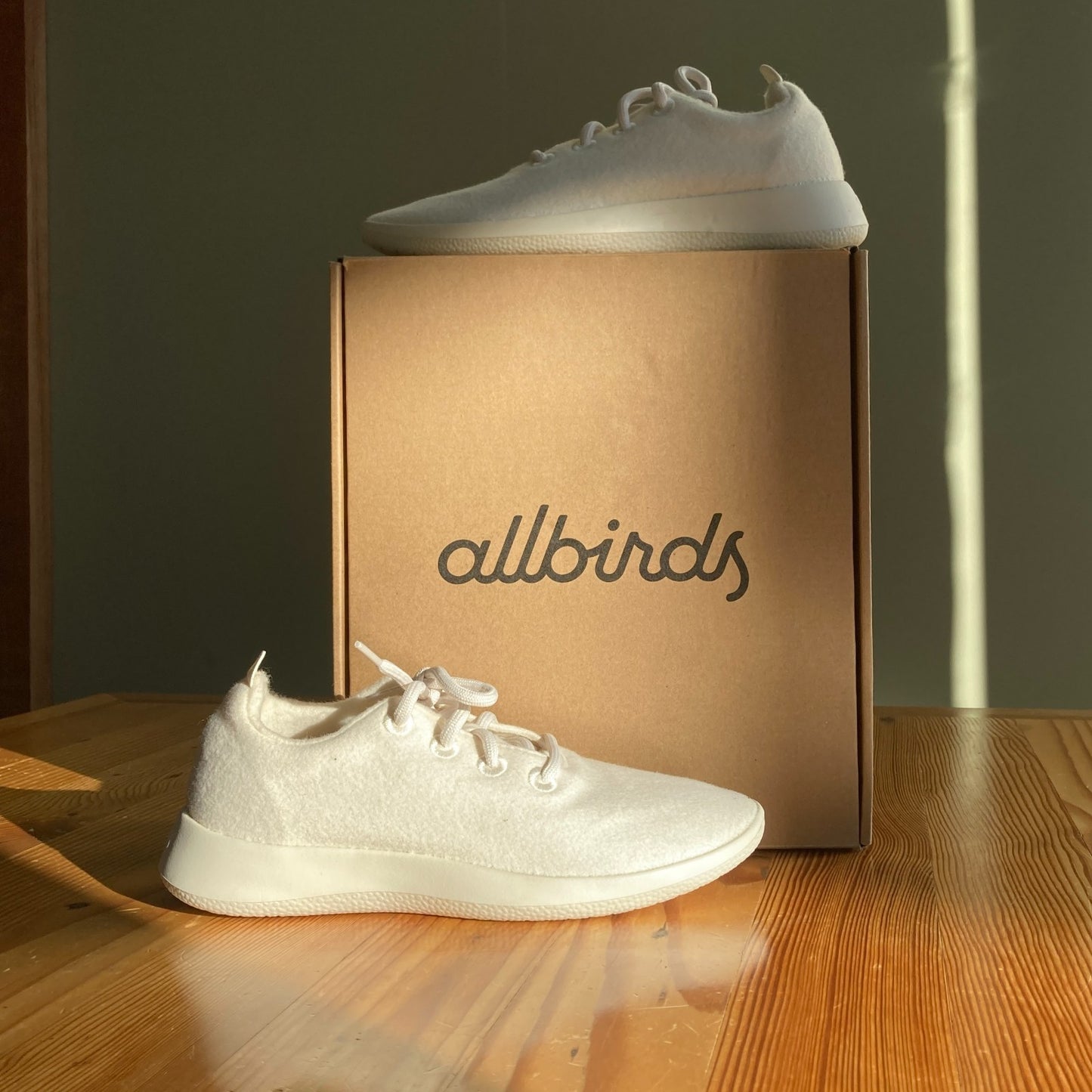 8 - AllBirds Cream Natural White Wool Runners Womens Shoes NEW w/ Box 0110IC