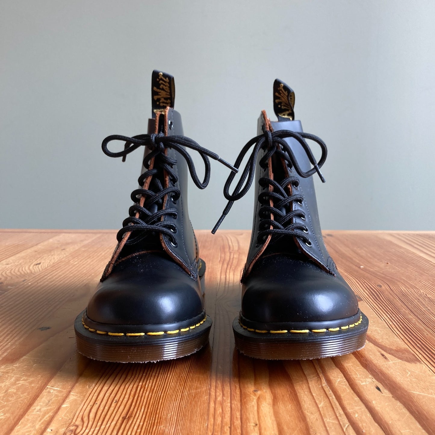 7 - Dr Martens Black 1460 8 Eyelet Combat Boots NEW w/ Box 0306CH
