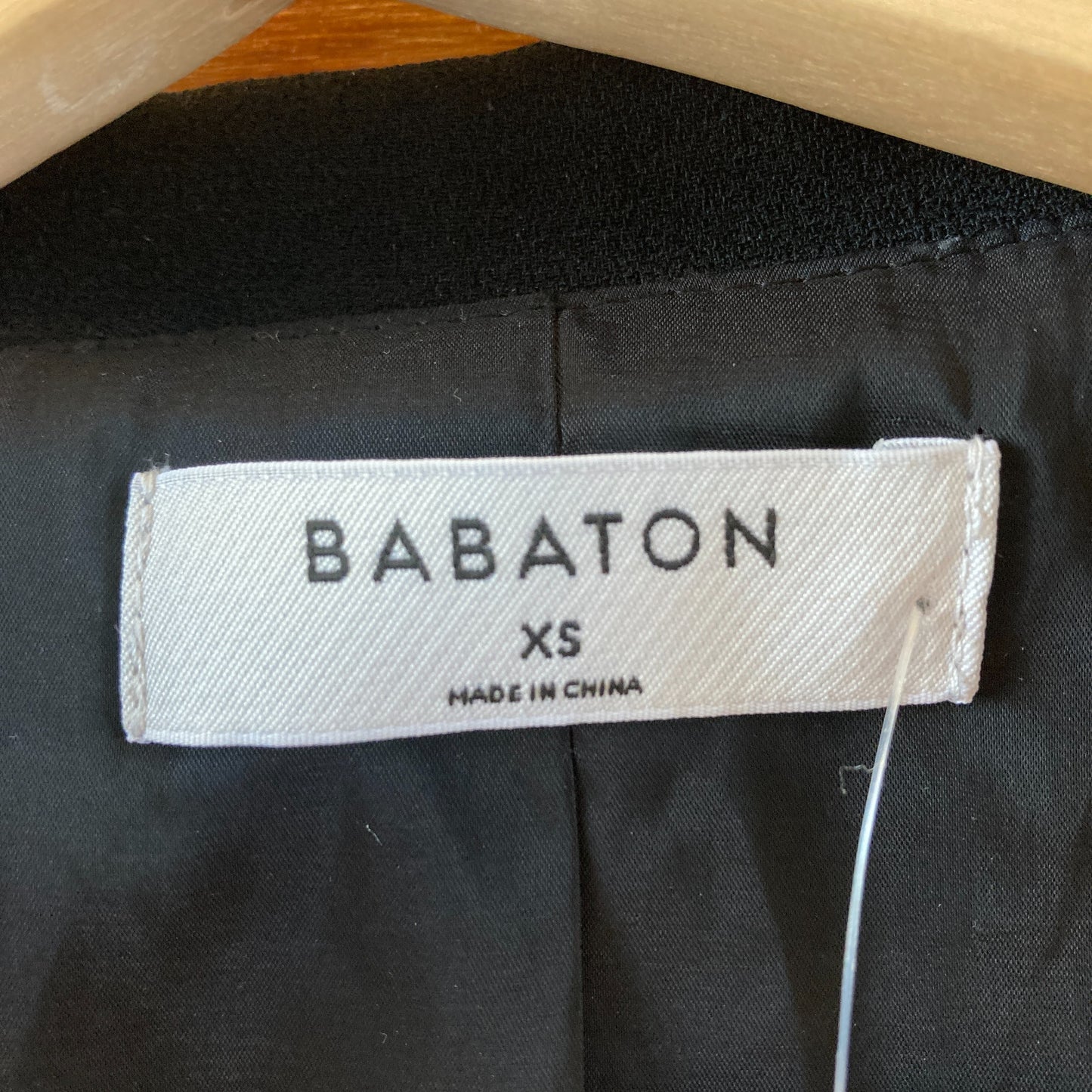 Babaton Aritzia Black Raine Wrap Blazer NEW $178 Mini Dress - Size XS - 0901SC