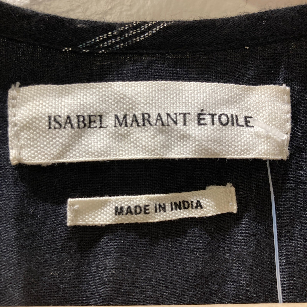 Isabel Marant Etoile Black Silver Stripe Savory Dress - Size 36 / M - 0129LH