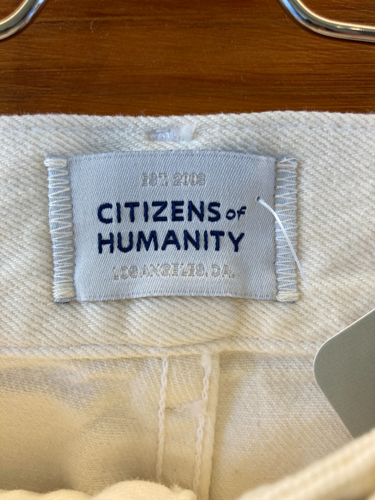 Citizens of Humanity Plaster White Cargo Utility Sienna Jeans - Size 28 - 4427SC