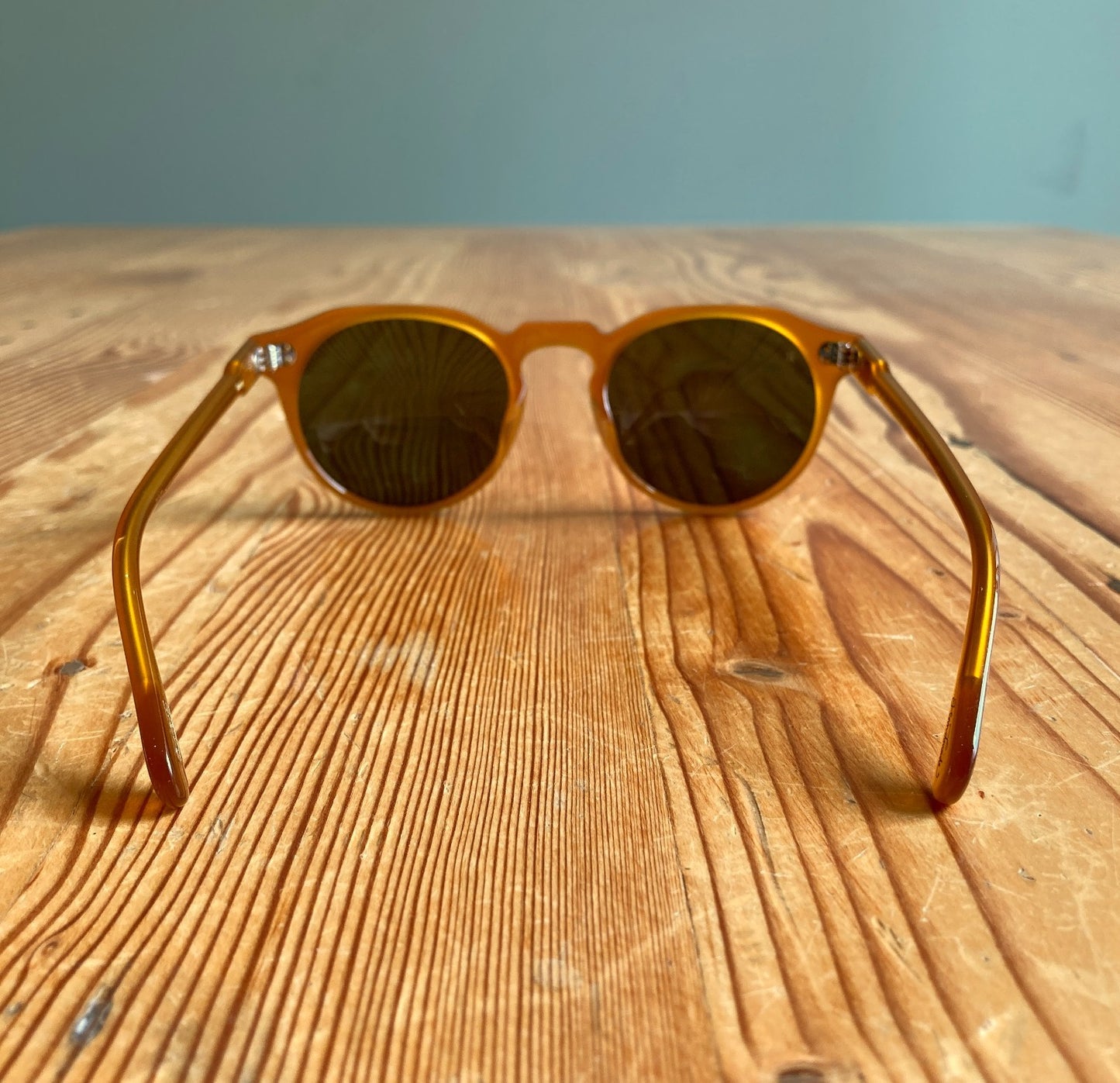 Raen $170 Remmy Honey / Bottle Green Sunglasses - Size 49 w/ bag - 0206RN