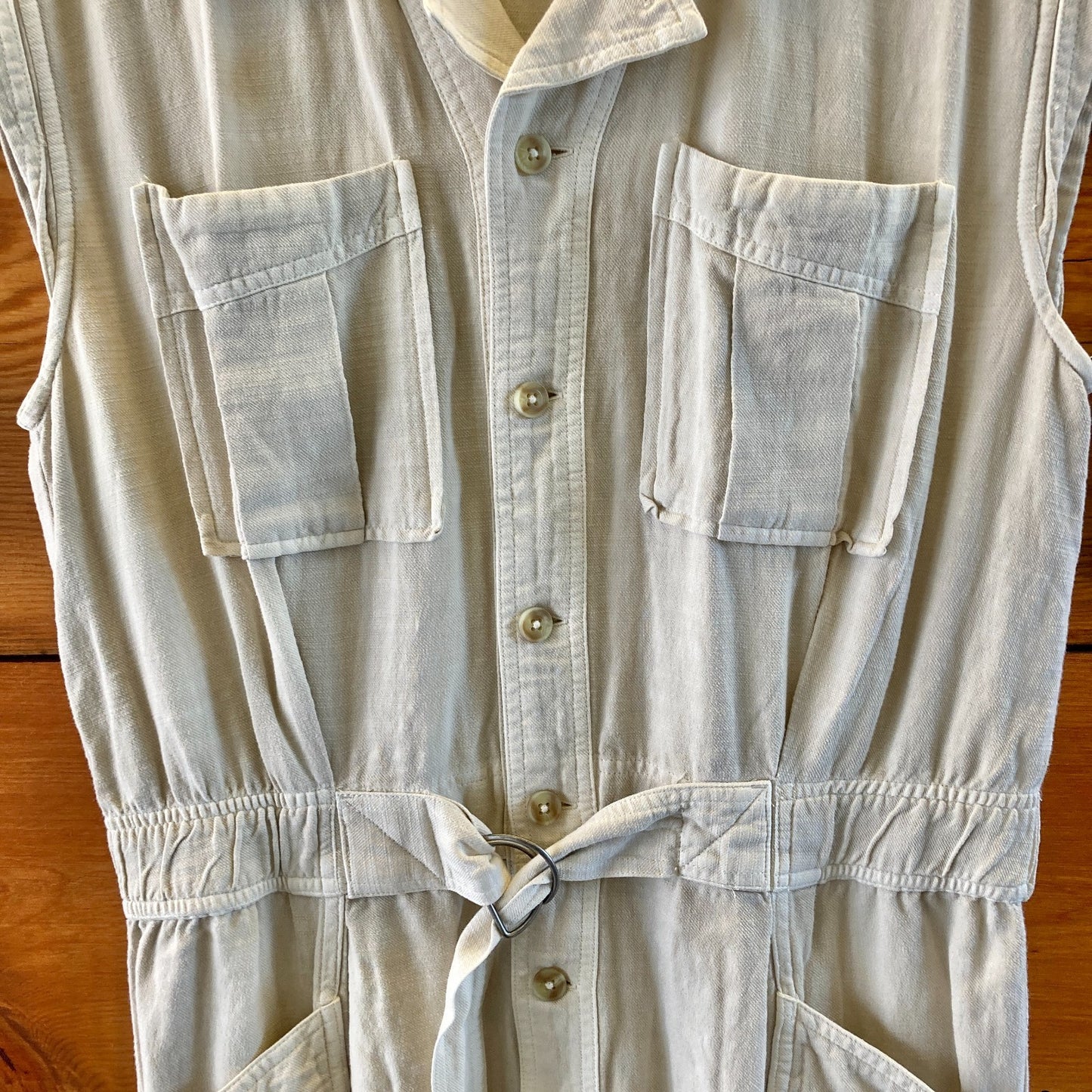Rowan Bone Lincoln Muscle Tank Jumpsuit - Size M - 1022SW