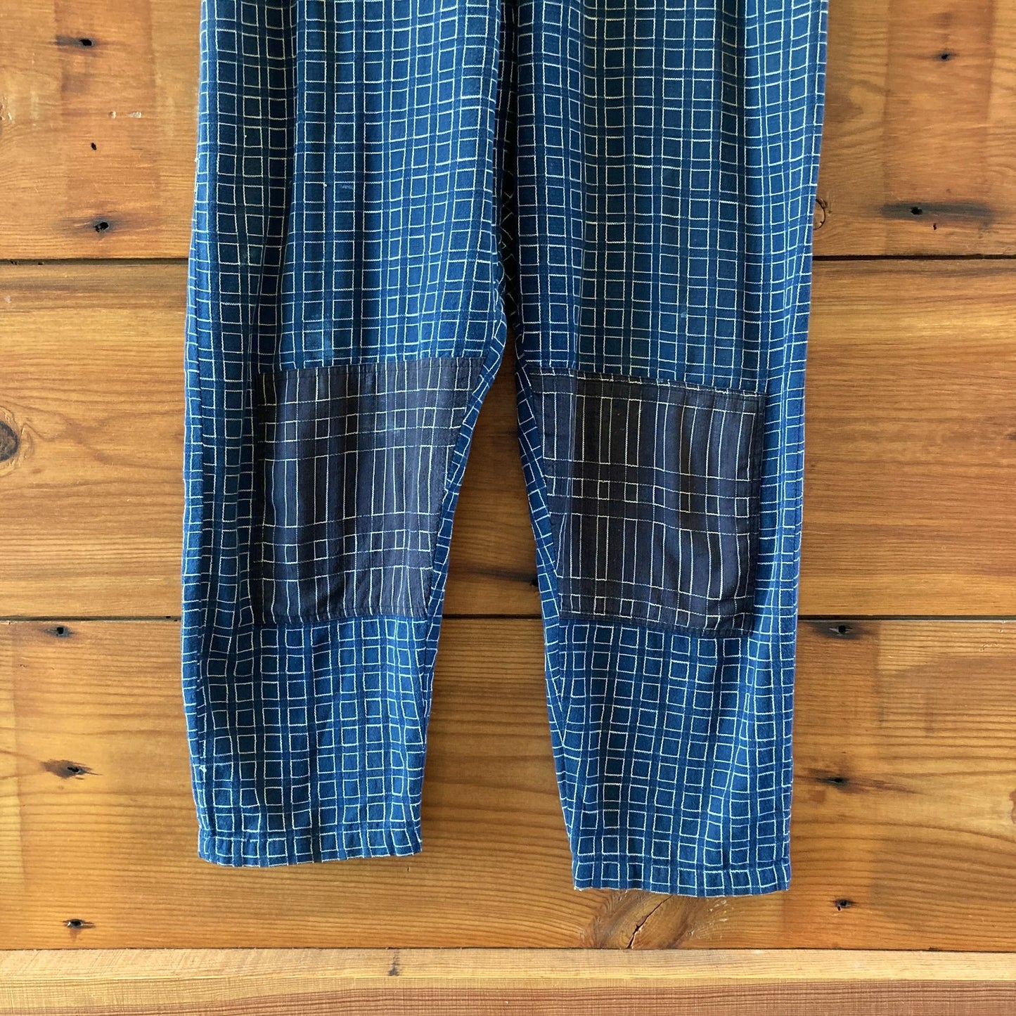 Ace & Jig Dark Blue Patterned Sleeveless Cotton Jumpsuit - Size M - 0415JS