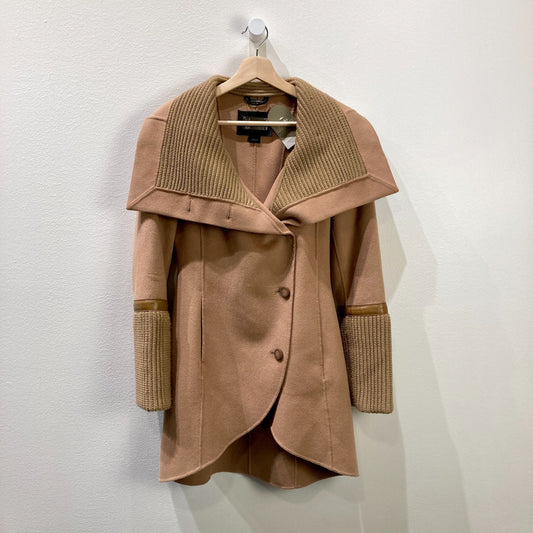 Mackage Camel Fran Wool Blend Shawl Collar Coat - Size XS - 1017SC