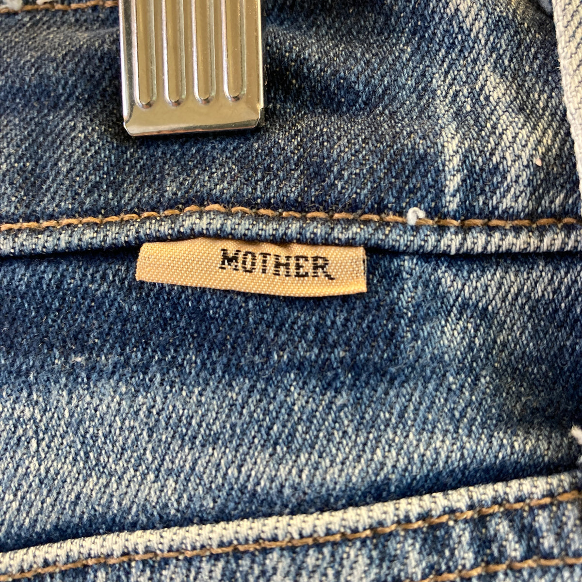 Mother Superior Light Wash Destroyed High Waisted Rider Jeans - Size 30 - 0408ME