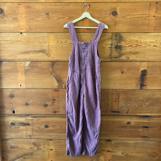 We the Free People Purple Zip Front Jude Overalls Jumpsuit - Size XS - 0312IG