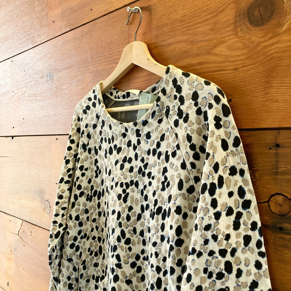 Chloe Archive 2014 Dotted Jacquard Tunic Mini Sweater Dress - Size S - 0927EK