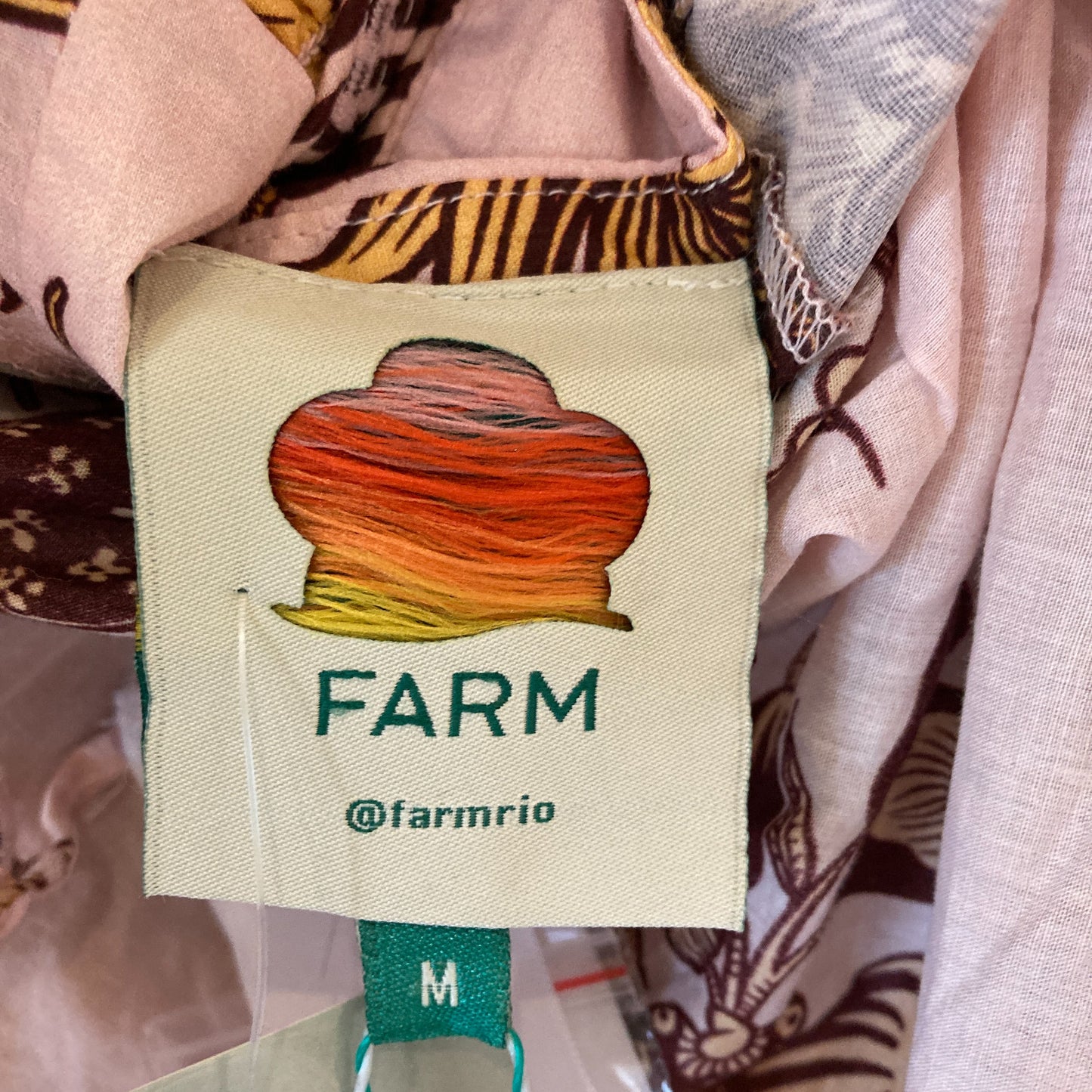 Farm Rio $180 Tropical Landing Embroidered Cotton Tank Top - Sz M - NEW - 0715DP