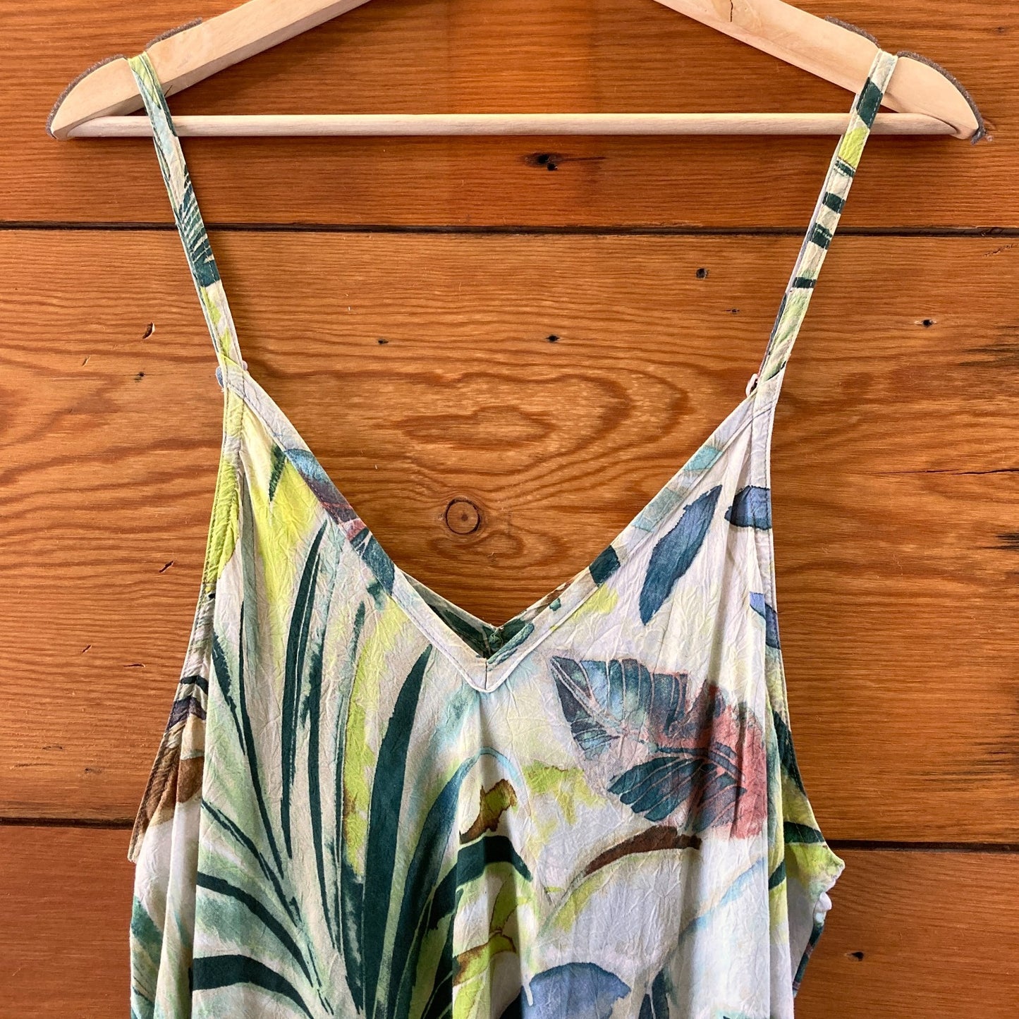Jams World 60 Years Sleeveless Spring Breeze V Neck Sun Dress - Size L - 0715NS
