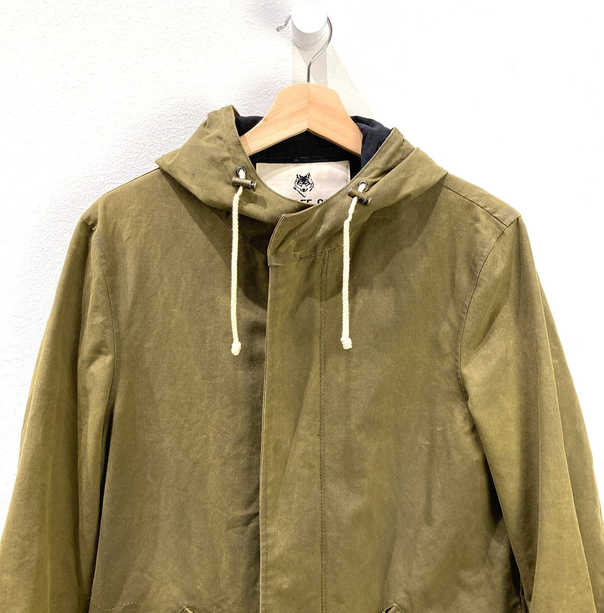 Wolfe Co. Canada Green Waxed Canvas Hooded Womens Jacket - Size XS - 0312IG