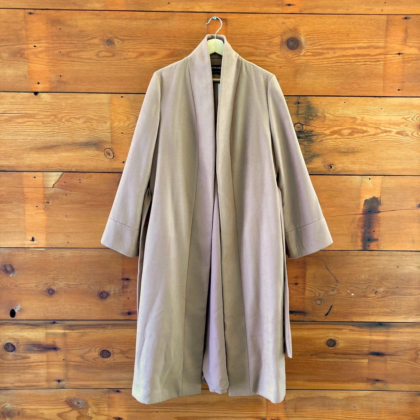M - The Fifth Label Anthropologie Camel Brown Belted Trench Coat Jacket 0507AH