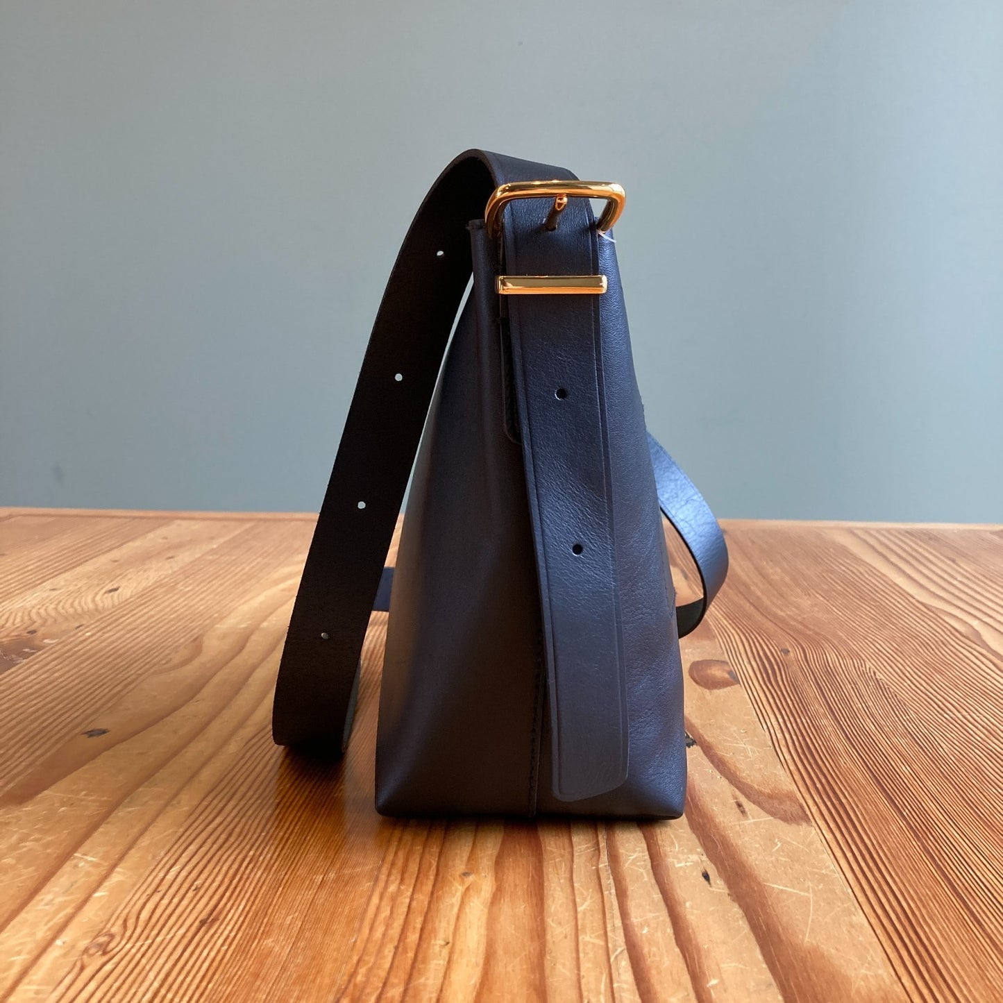 Madewell $138 Black Leather Essential Mini Bucket Crossbody Purse NEW 1019CT