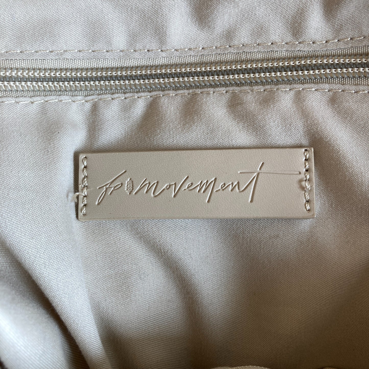 FP Movement Free People Tan Quilted Carryall Tote Shoulder Bag Gym - 0710SD