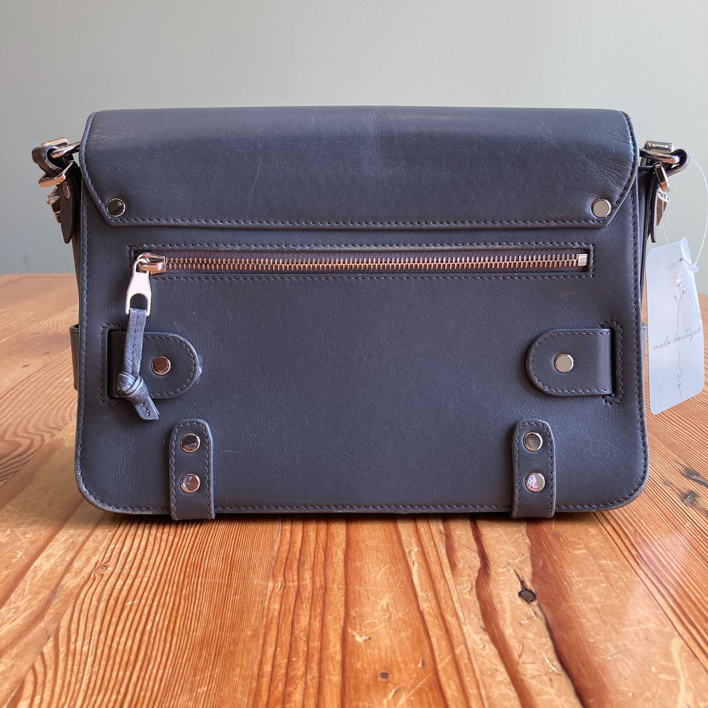 Proenza Schouler Gray PS11 Classic Turn Lock Shoulder Bag - 0816MS