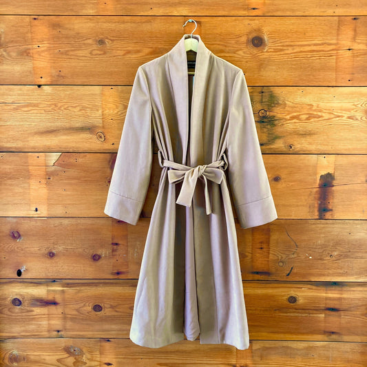 M - The Fifth Label Anthropologie Camel Brown Belted Trench Coat Jacket 0507AH
