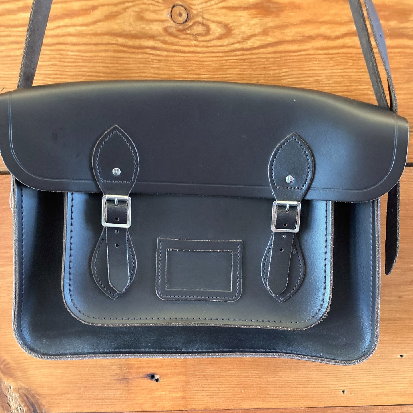 Cambridge Satchel Co Brown Leather Crossbody Messenger Bag - 1229MR