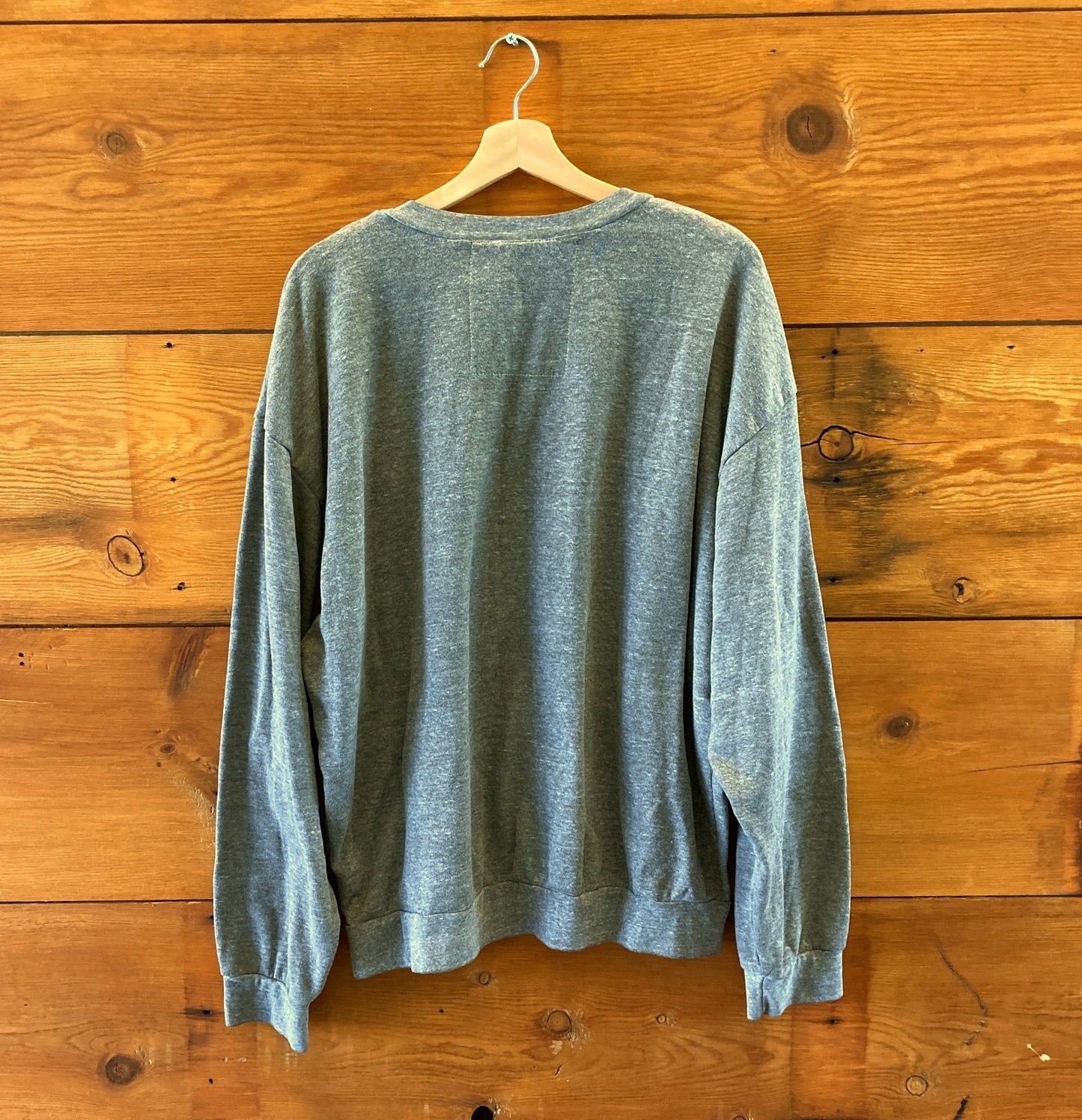 Aviator Nation Gray Pullover Rainbow Embroidered Sweatshirt - Size L - 0415AB