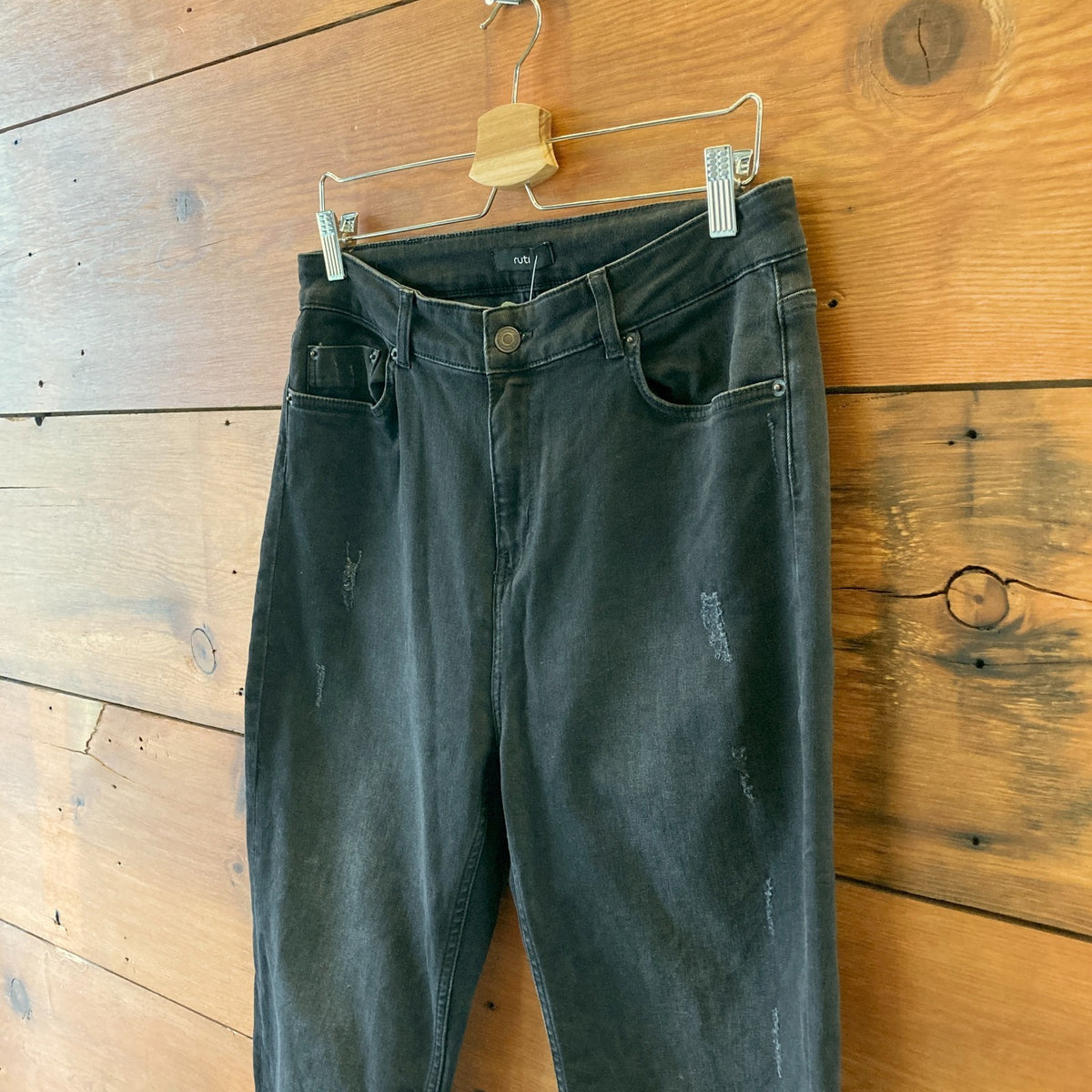 Ruti Black Iconic Stretch Denim Fitted Womens Jeans - Size 3 / 30 - 0815CJ