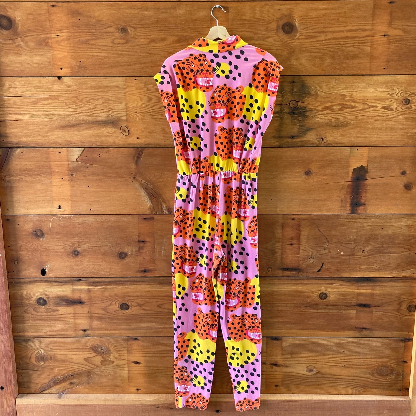 Nooworks Pink Micotti Cat Sleeveless Knit Magic Suit Jumpsuit - Size 2X - 0430RM